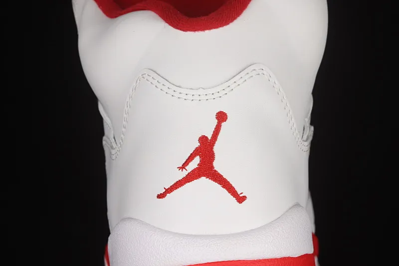 All categories Air Jordan Jordan series basketball shoes Air Jordan 5 G version Air Jordan 5 "What The" AJ5 Joe 5 White and Red Valentine's Day 440892-106